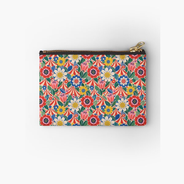 Item preview, Whimsical Circus Floral Repeat Pattern designed and sold by Inkworksbyshery.