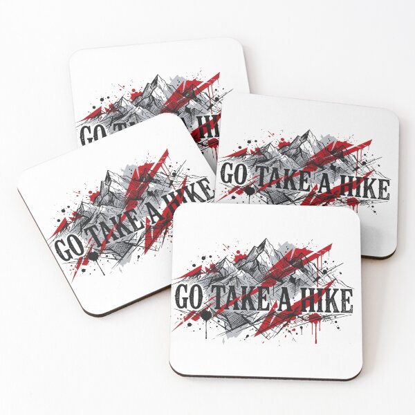 Artikelvorschau, Go Take a Hike Trash‐Polka Mountain Adventure Design entworfen und verkauft von GabeMountainArt.