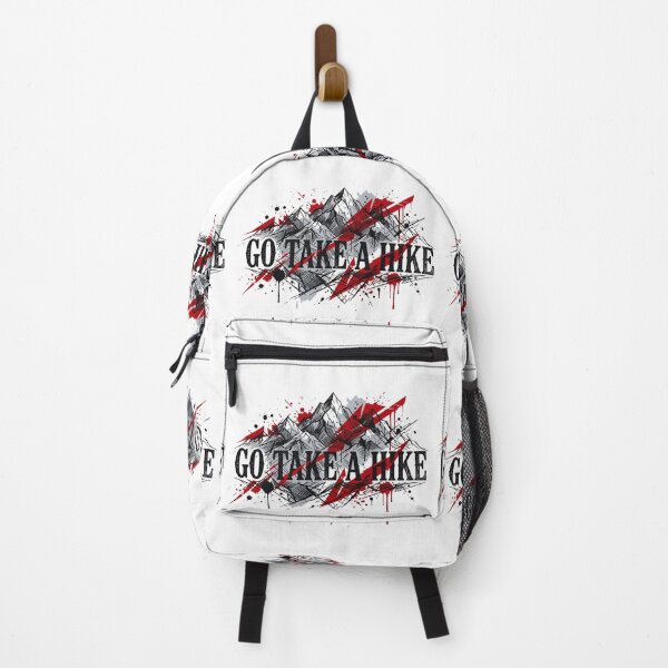 Item preview, Go Take a Hike Trash‑Polka Mountain Adventure Design designed and sold by GabeMountainArt.
