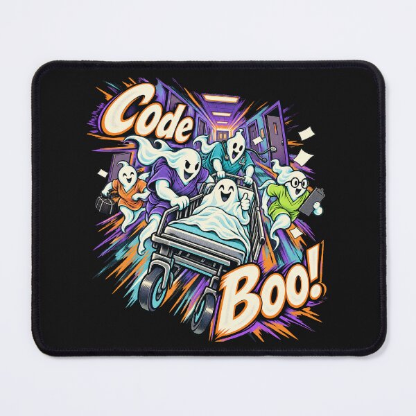 Item preview, Code Boo! doctor Halloween designed and sold by JollyNib.