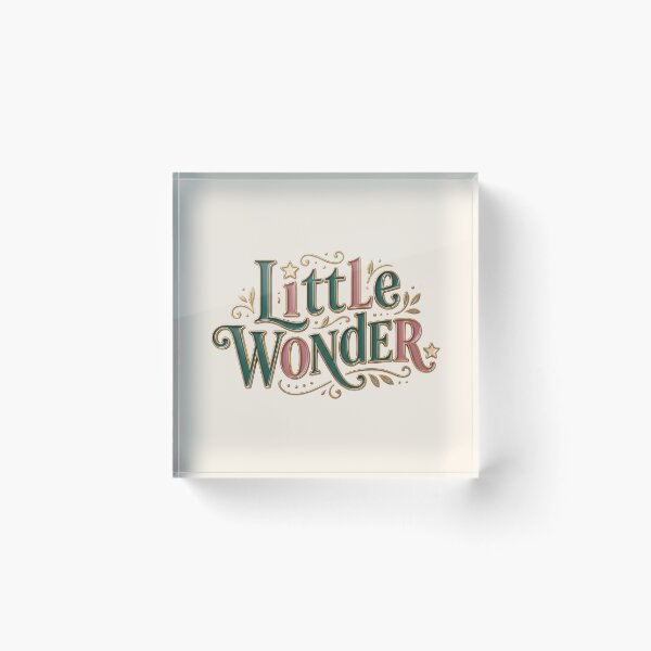 Item preview, Little Wonder – A loving saying for little miracles designed and sold by Girih.