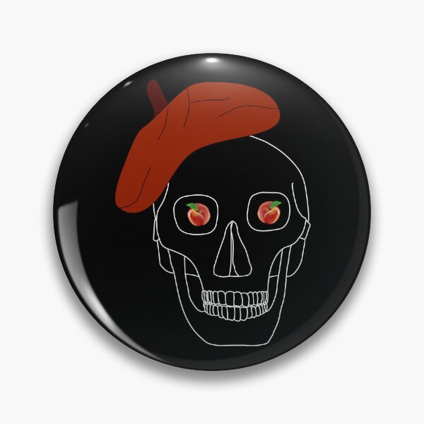 Item preview, French Skull with Red Beret and Peach Eyes designed and sold by laxmanrajart.
