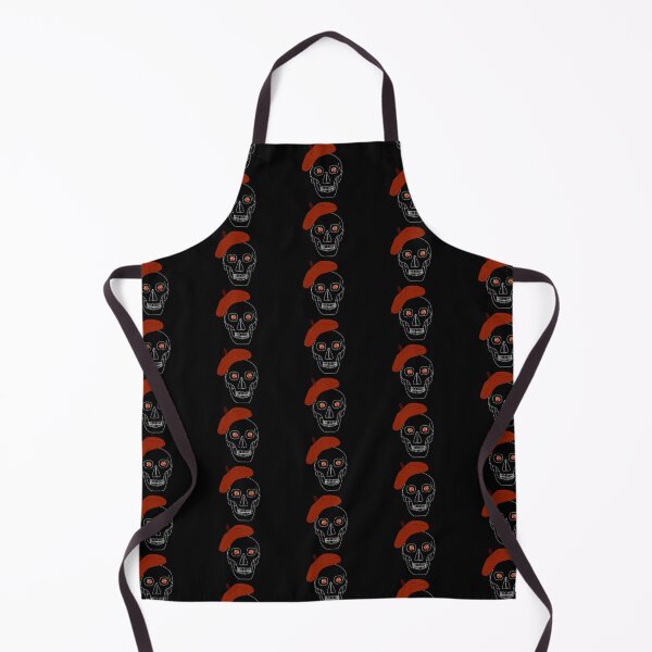 Item preview, French Skull with Red Beret and Peach Eyes designed and sold by laxmanrajart.