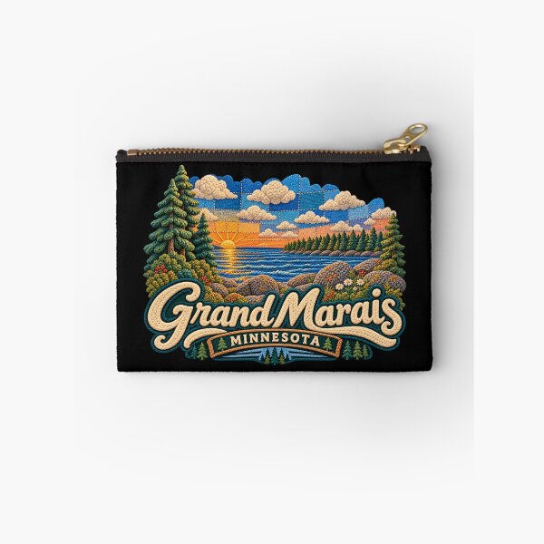 Item preview, Grand Marais, Minnesota Sunrise - Lake Superior & Artist's Point designed and sold by gorff.