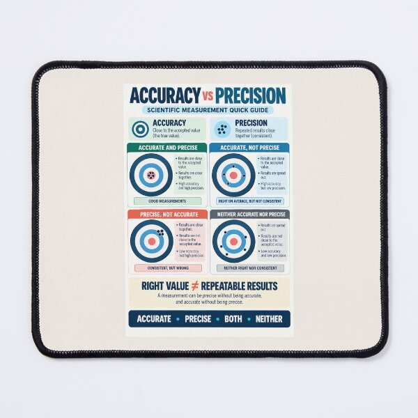 Item preview, Accuracy vs Precision Poster – Scientific Measurement Classroom Guide designed and sold by astersgraphics.