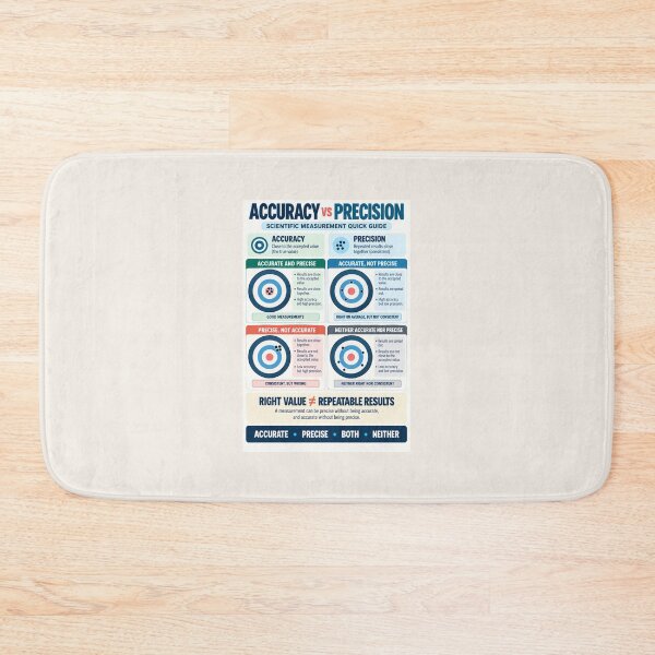 Item preview, Accuracy vs Precision Poster – Scientific Measurement Classroom Guide designed and sold by astersgraphics.