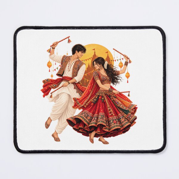 Item preview, Couple Dandiya Dance designed and sold by RedSwagStore.