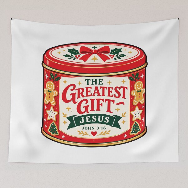 Item preview, John 3:16 The Greatest Gift is JESUS designed and sold by plushism.