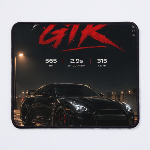 Item preview, Black GT-R Inspired Sports Car – Dark Performance Automotive Art designed and sold by zisad.