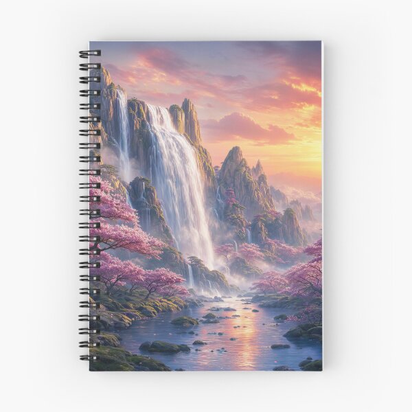 Item preview, Waterfalls and Cherry Blossoms designed and sold by Awakening Heart.