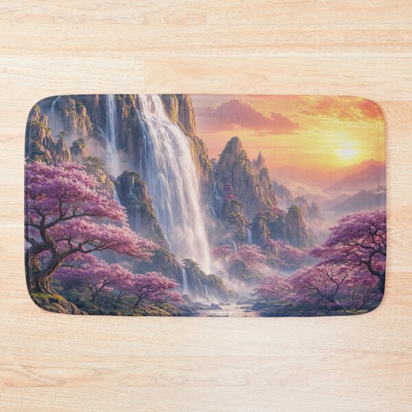 Item preview, Waterfalls and Cherry Blossoms designed and sold by Awakening Heart.