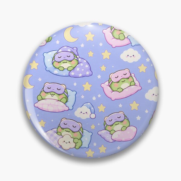 Item preview, Kawaii Frog Sleep Mask Pattern designed and sold by Soft Berry Studio.