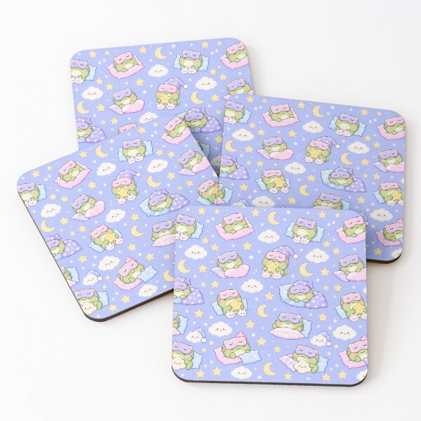 Item preview, Kawaii Frog Sleep Mask Pattern designed and sold by Soft Berry Studio.
