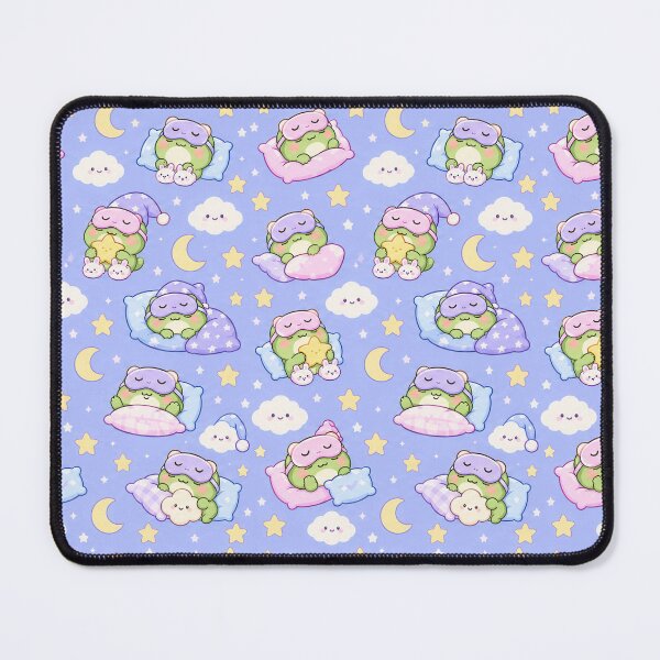 Item preview, Kawaii Frog Sleep Mask Pattern designed and sold by Soft Berry Studio.