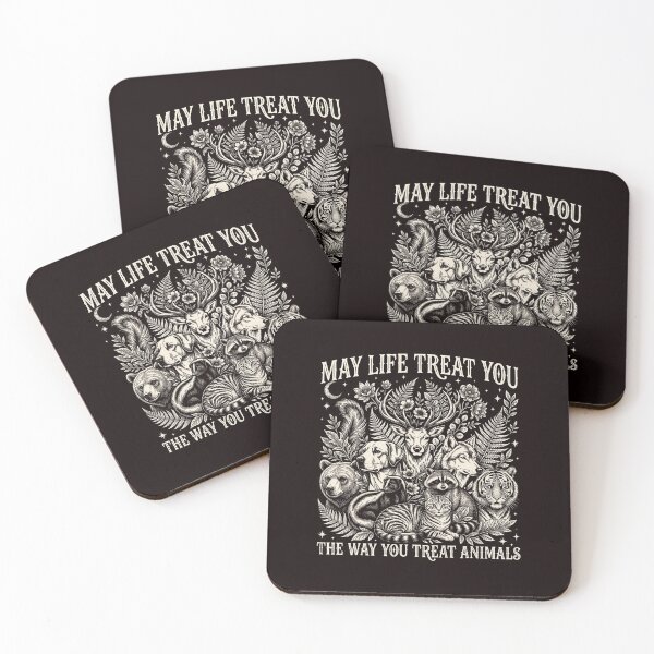 Item preview, May Life Treat You Way You Treat Animals Wildlife Lover designed and sold by ImeldaSparks.