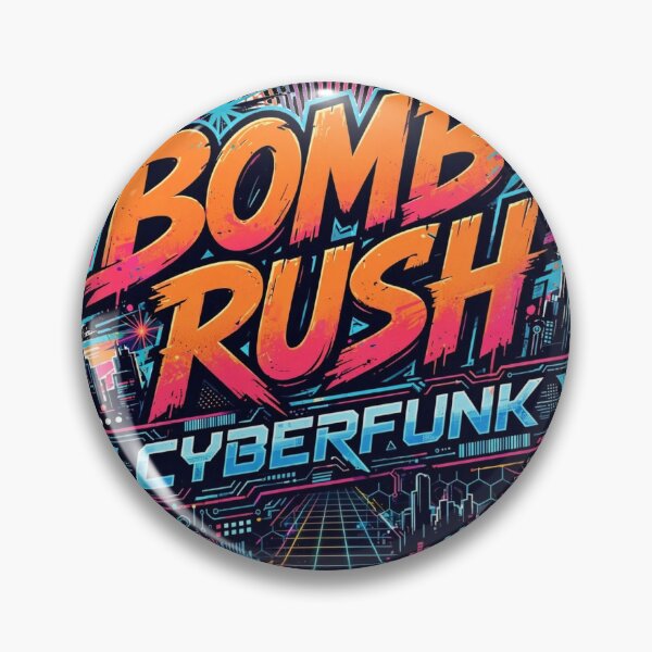 Item preview, Bomb Rush Cyberfunk Neon Graffiti Street Art designed and sold by NABDSTUDIO.