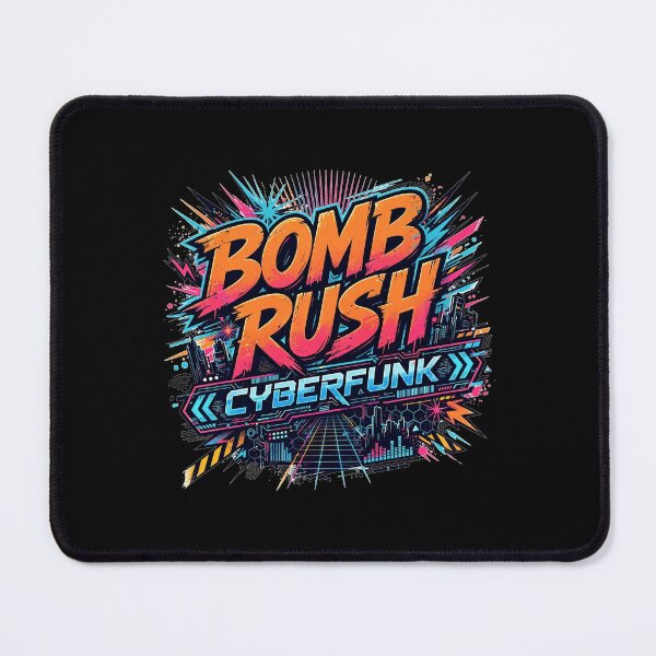 Item preview, Bomb Rush Cyberfunk Neon Graffiti Street Art designed and sold by NABDSTUDIO.