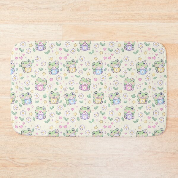 Item preview, Kawaii Frog Daisy Mug Pattern designed and sold by Soft Berry Studio.