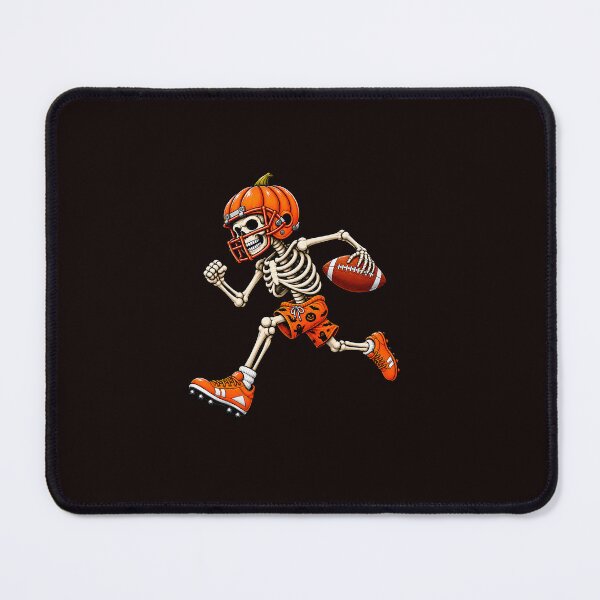 Item preview, Halloween Skeleton Football Player Pumpkin Helmet Sports Humor designed and sold by ImeldaSparks.