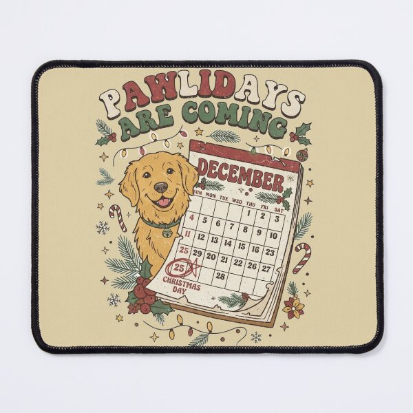 Item preview, Pawlidays Are Coming designed and sold by FurRealStudioCo.