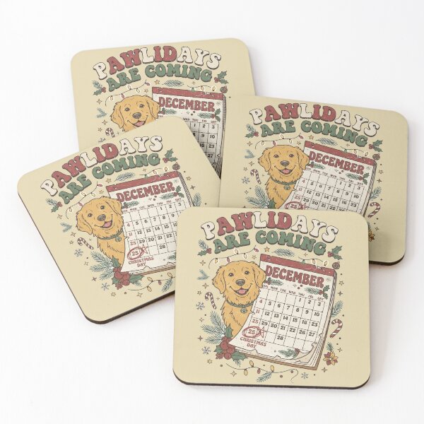 Item preview, Pawlidays Are Coming designed and sold by FurRealStudioCo.