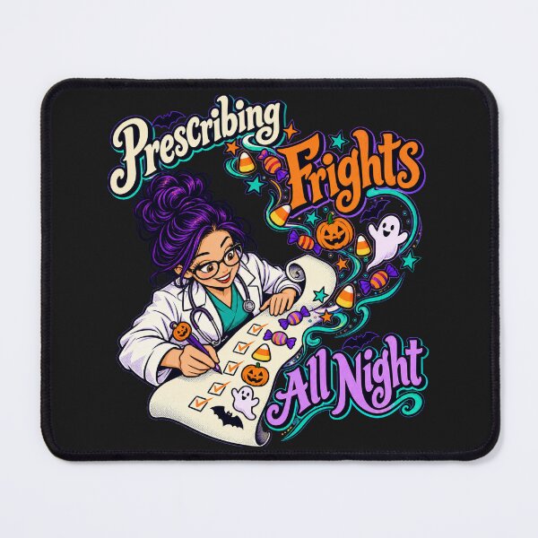 Item preview, Prescribing Frights All Night doctor Halloween designed and sold by JollyNib.