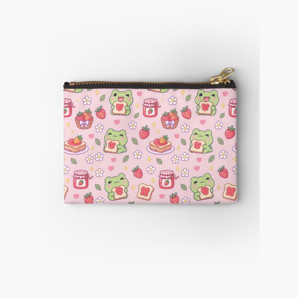 Item preview, Kawaii Frog Jam Toast Pattern designed and sold by Soft Berry Studio.