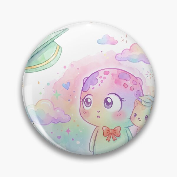 Item preview, No School - Kawaii Cat Graduation Cap Meme | No Problem Story Part 3 of 6 designed and sold by Retro Whiskers.