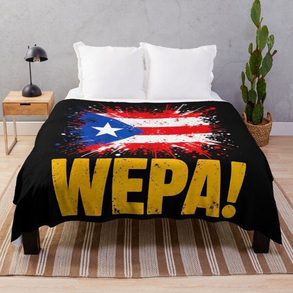 Aperçu de l'œuvre Wepa Porto Rico Boricua Drapeau Fierté créée et vendue par Mataamolmawalo.