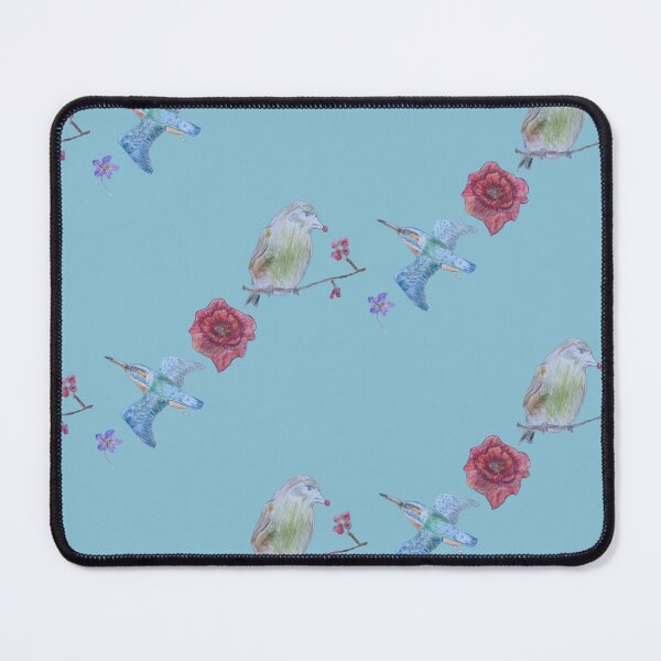 Item preview, My First Birds (Kids' Stuff): Greenfinch and Kingfisher designed and sold by Charlotte's Shop of Bird Stuff.