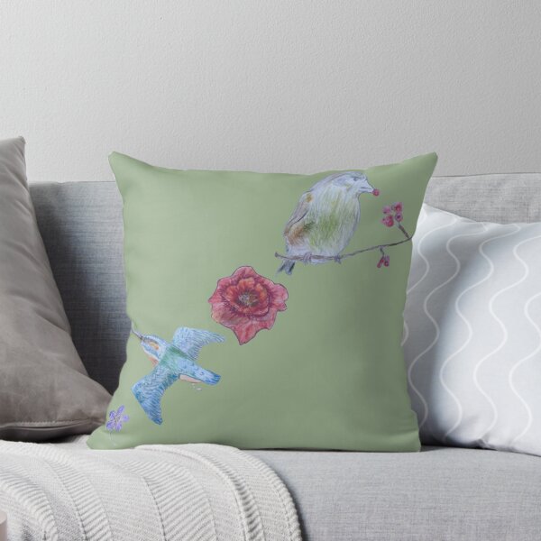 Item preview, My First Birds (Kids' Stuff): Greenfinch and Kingfisher designed and sold by Charlotte's Shop of Bird Stuff.