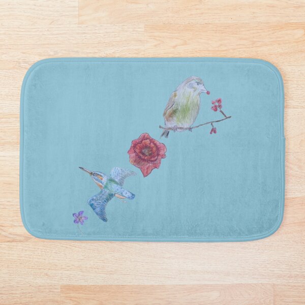 Item preview, My First Birds (Kids' Stuff): Greenfinch and Kingfisher designed and sold by Charlotte's Shop of Bird Stuff.