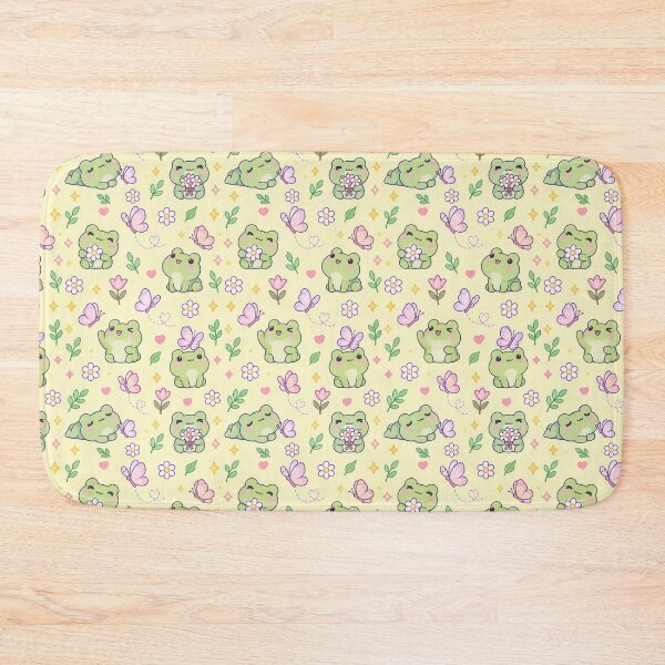 Item preview, Kawaii Frog Butterfly Pattern designed and sold by Soft Berry Studio.