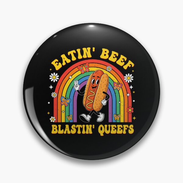 Item preview, Eatin' Beef Blastin' Queefs Funny Inappropriate Hot Dog designed and sold by nryum.