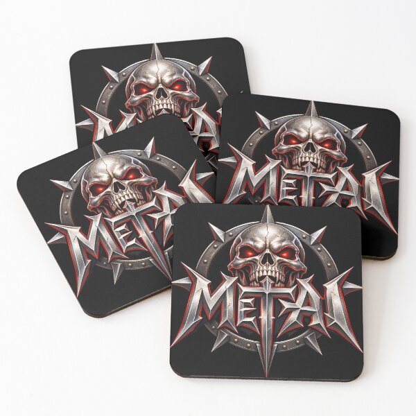 Item preview, Heavy Metal Music Logo designed and sold by Moviebuff91.