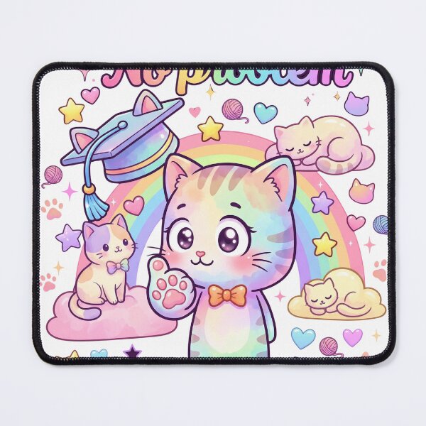 Item preview, No Problem - Kawaii Cat Grad Paw Up | No Problem Story Part 4 of 6 designed and sold by Retro Whiskers.