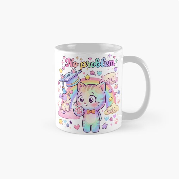 Item preview, No Problem - Kawaii Cat Grad Paw Up | No Problem Story Part 4 of 6 designed and sold by Retro Whiskers.