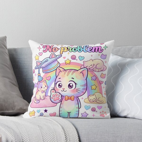 Item preview, No Problem - Kawaii Cat Grad Paw Up | No Problem Story Part 4 of 6 designed and sold by Retro Whiskers.