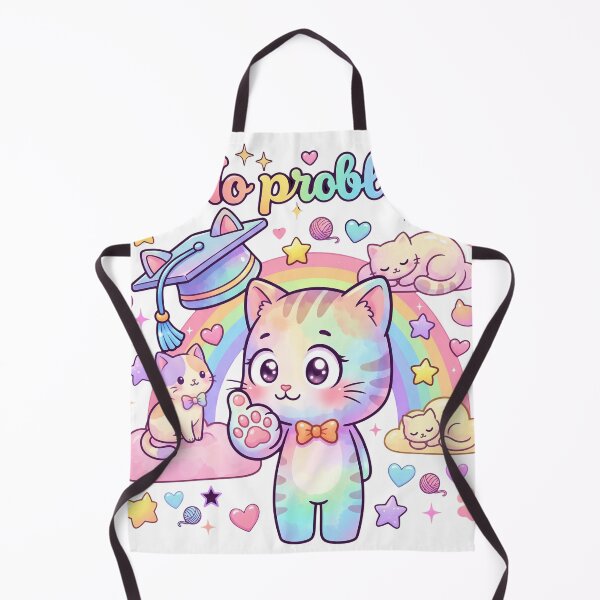 Item preview, No Problem - Kawaii Cat Grad Paw Up | No Problem Story Part 4 of 6 designed and sold by Retro Whiskers.