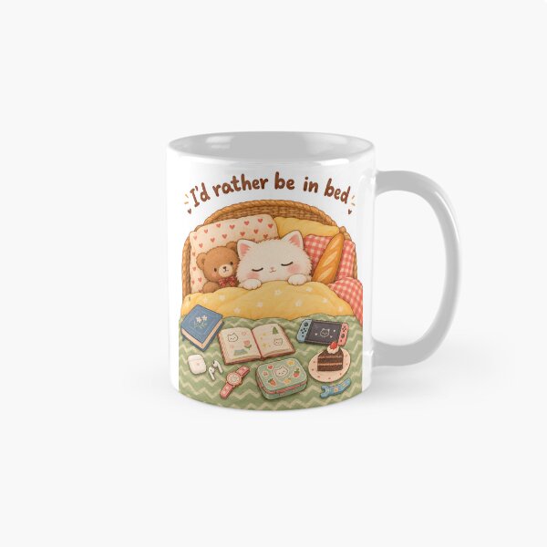 Item preview, Cozy Cottagecore Cat Sleeping In Bed 2 designed and sold by Pure Craft.