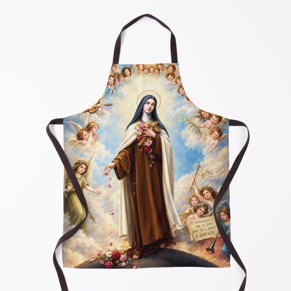 Item preview, Saint Thérèse of Lisieux – The Little Flower of Jesus | Vintage Catholic Devotional Art designed and sold by Crux Fidelis.