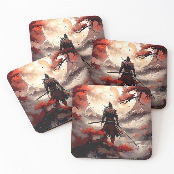 Item preview, Samurai Under Blood Red Moon designed and sold by haroldchoffm.