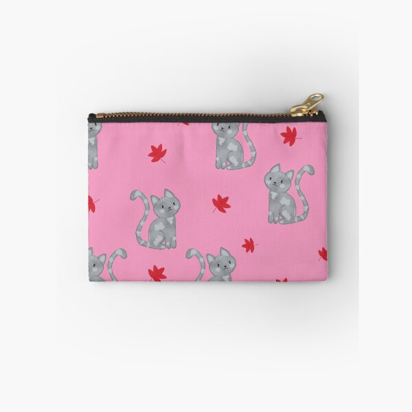 Item preview, Cute Little Cats with Fall Leaves designed and sold by studiodrchicken.