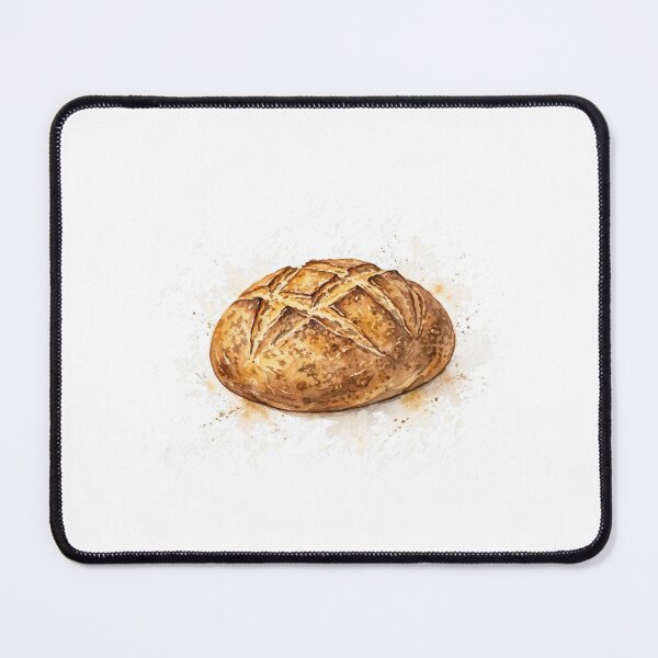Item preview, Fresh Baked Daily Sourdough Bread Watercolor designed and sold by minaguirguis.