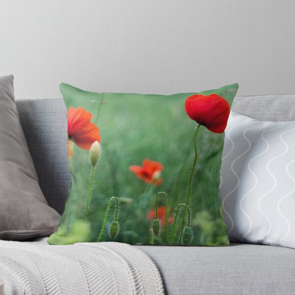 Item preview, Wild Poppy Field Dreamy Cottagecore Botanical Photo designed and sold by Dzulo.