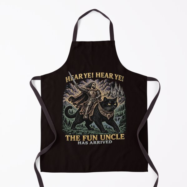 Item preview, Hear Ye The Fun Uncle Has Arrived Knight Cat designed and sold by ImeldaSparks.