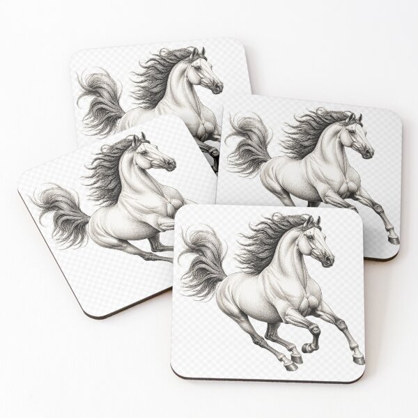 Item preview,  Galloping Arabian Stallion – Freedom in Motion designed and sold by anaqae-questria.