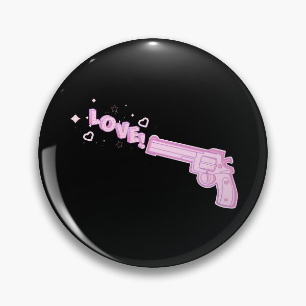 Artikelvorschau, Pastellrosa Revolver Love Design entworfen und verkauft von Rehnair.