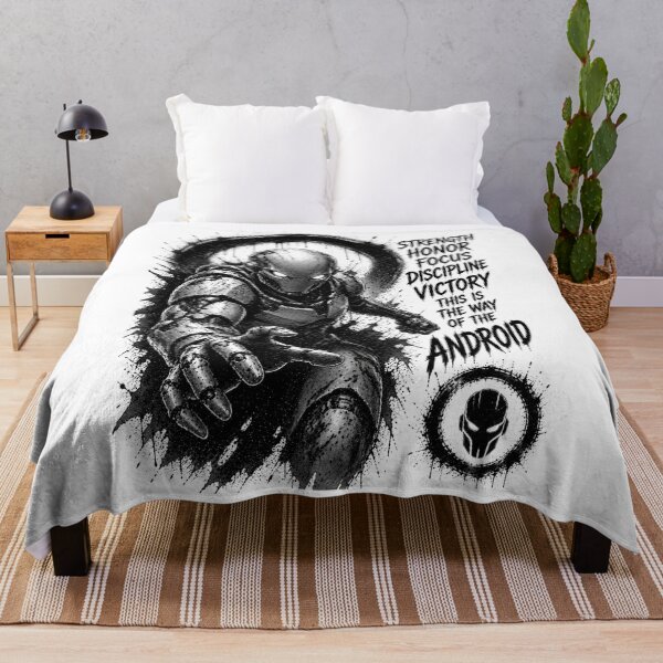 Item preview, Android Warrior — Strength Honor Focus Discipline designed and sold by Onviton.