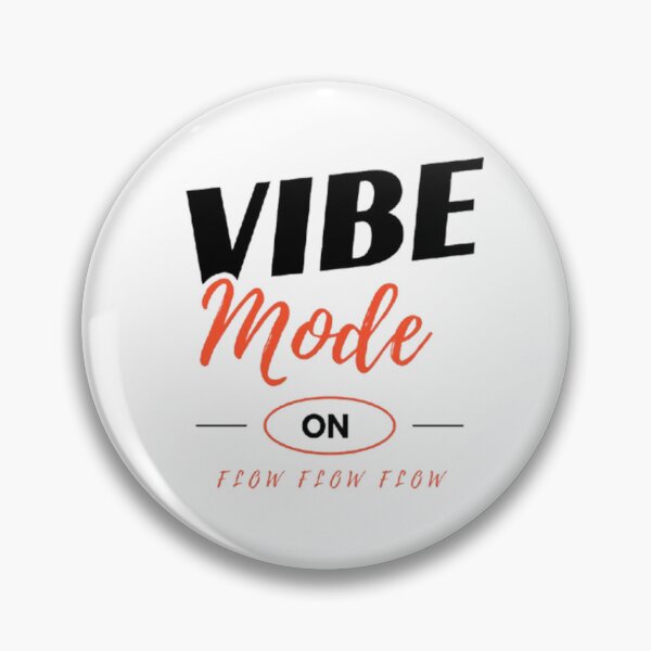Item preview, Vibe Mode On Flow Retro Typography designed and sold by Gopal Verma.